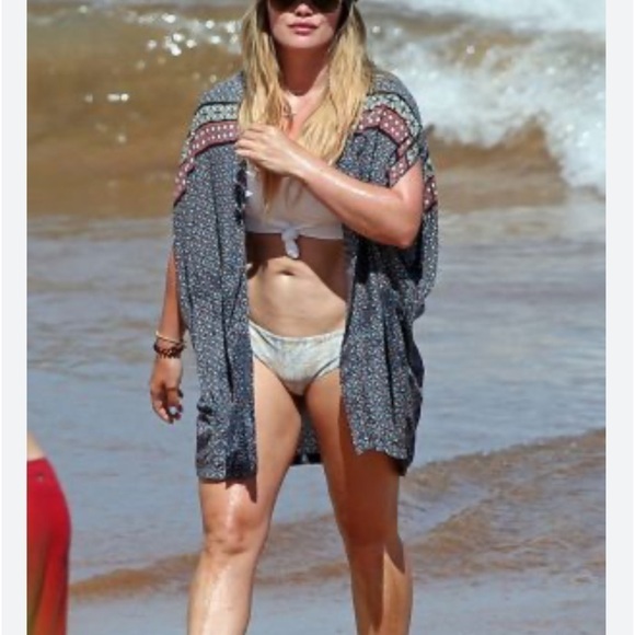 NWT Victorias Secret Viscose Kimono/Cover-Up size M/L as worn by Hilary Duff - Picture 4 of 8